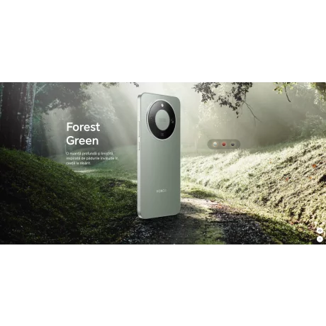 Telefon mobil HONOR Magic 8 Lite, Dual SIM, 8GB RAM, 256GB, Forest Green