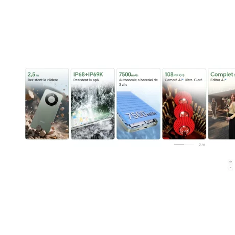 Telefon mobil HONOR Magic 8 Lite, Dual SIM, 8GB RAM, 256GB, Forest Green